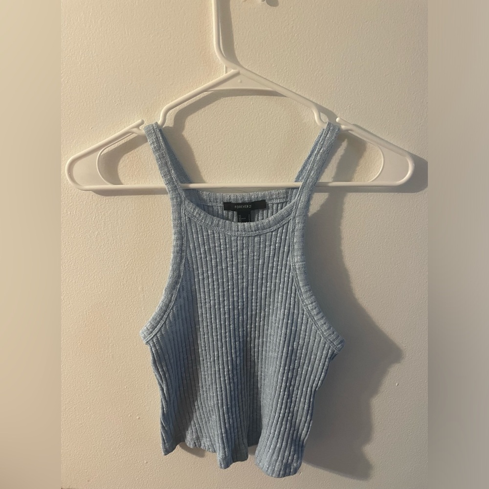 Blue tank top
